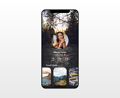 Daily UI 006 User Profile 006 beginner daily 100 challenge dailyui dailyui 006 dailyui006 figma
