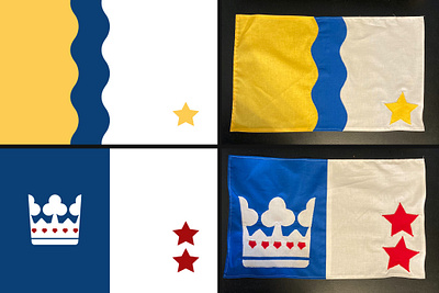 design v reality blue crown design flag flag design flag logo flags red vexillology yellow