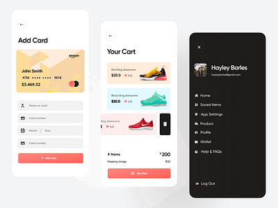 Shoe Shop Mobile App UI Design animation app color palette design ecommerce icon ios android hybrid jordan mobile mobile app ui nike air max nike app online shopping running shoes shop shopify ui ux web app