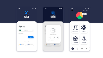 Quiza App android app design app design classic design cline ui design cline ui design dynamic dynamic design iphone mobile app design mobile app design quiz app quiz app design ui ux ui design ui ux design ux design