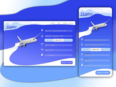 Flighty app branding design minimal mobile ui web website