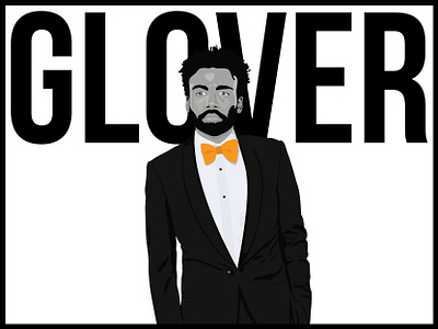 Mr. Glover design flat illustration vector