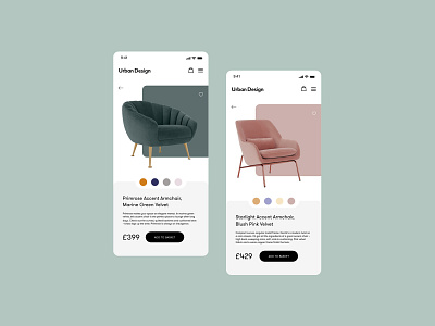 Furniture Online Store UI adobe photoshop adobe xd app digital digital designer flat icon minimal ui user interface ux web webdesign webdesigner website