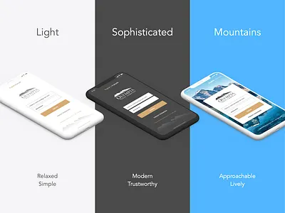 Mobile Banking App - Login Design Options app app design bank bank app banking banking app calgary canada financial financial app language selector login login screen mobile app mountains olympia password rocky mountains username