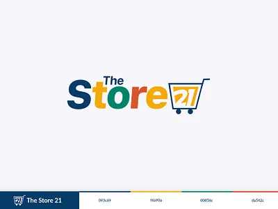 The Store 21 Logo | AWAYR app branding design flat design icon iconography illustration logo ui vector