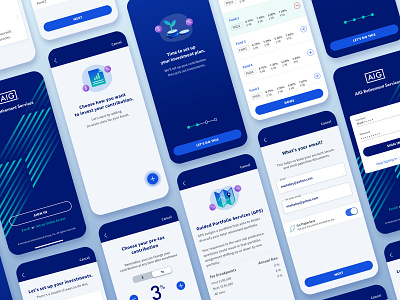 Enrollment allocation android cards ui digital illustration enrollment finance fintech fintech app ios mobile mobile app