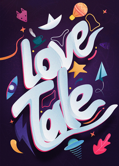 Love Tale Illustration artwork branding design icon illustration illustrator logo typography vector web