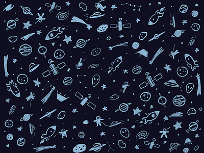 Outer Space pattern patterndesign space