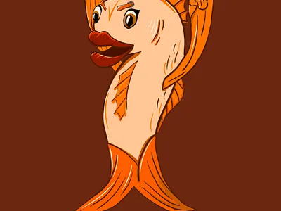 Rock On Fish design fish puns rockfish sticker design