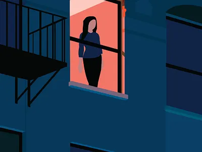 Citynights design illustration