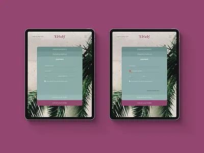 Daily UI :: 002 branding checkout checkout form credit card form daily ui dailyui dailyui 002 dailyuichallenge design lifestyle mobile mobile ui muted natural tablet