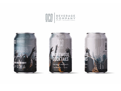 OCD Beverage Company - Driftwood Cocktails Top Shelf Margarita beveragedesign beveragepackaging branding candesign cocktails craftbeverage logo logodesign packaging packaging design packagingdesign