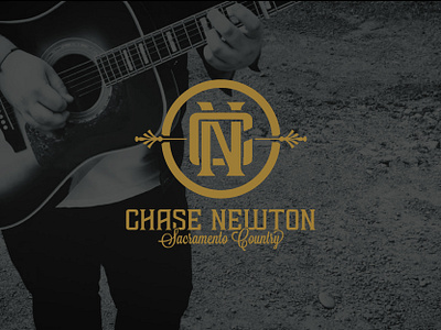 Chase Newton Music brand logodesign logodesigns monogram music musicart musicdesign musician