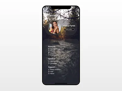 DailyUI 007 Settings 007 beginner daily 100 challenge dailyui dailyui 007 dailyui007 figma new