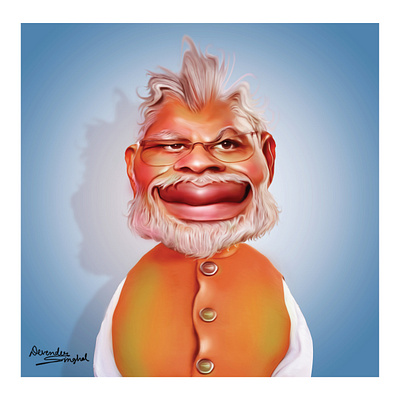 modi caricature 01