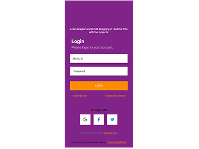 APP SCREEN DESIGN3 design login typography ui