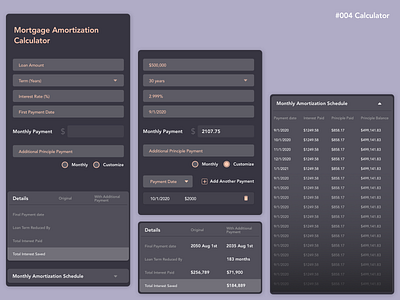 004 Calculator daily 100 challenge design sketch ui ux