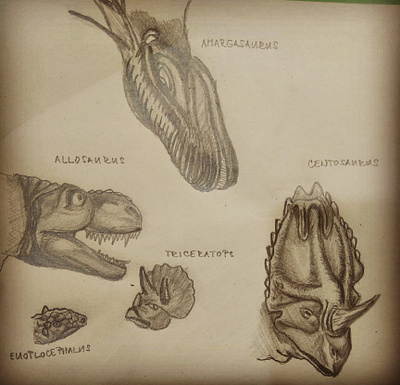 dinosaurs for my son illustration