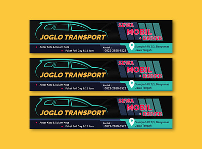 Banner Joglo Transport (Project) banner banner design design illustration illustrator indonesia ionart7 poster