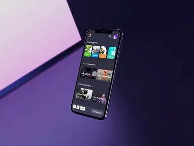 Private Live Streaming Platform 3d app concept design layout platform private product product design streaming streaming app ui uxui video visual