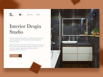 Interior Desgin Studio design interior interior design ui ux web