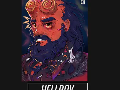 HELLBOY art cartoon character characterdesign design design art hellboy illustration illustration art sixfanarts