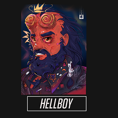 HELLBOY art cartoon character characterdesign design design art hellboy illustration illustration art sixfanarts