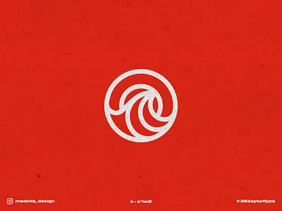 36 Days of Type - O 36daysoftype beach clothing emblem logo logotype oneill surf typography watersport
