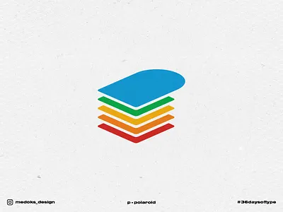 36 Days of Type - P 36daysoftype emblem instant letter logo photo photography photography branding pictures polaroid