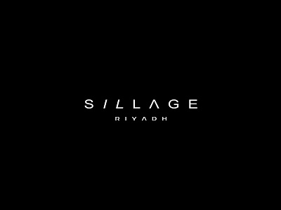 Sillage Riyadh clean creative graphic design iconic logo logotype minimal perfume perfumes riyadh simple wordmark