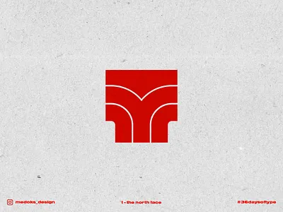 36 Days of Type - T 36daysoftype adventure emblem hiking lettering logo outdoor thenorthface tracking typography