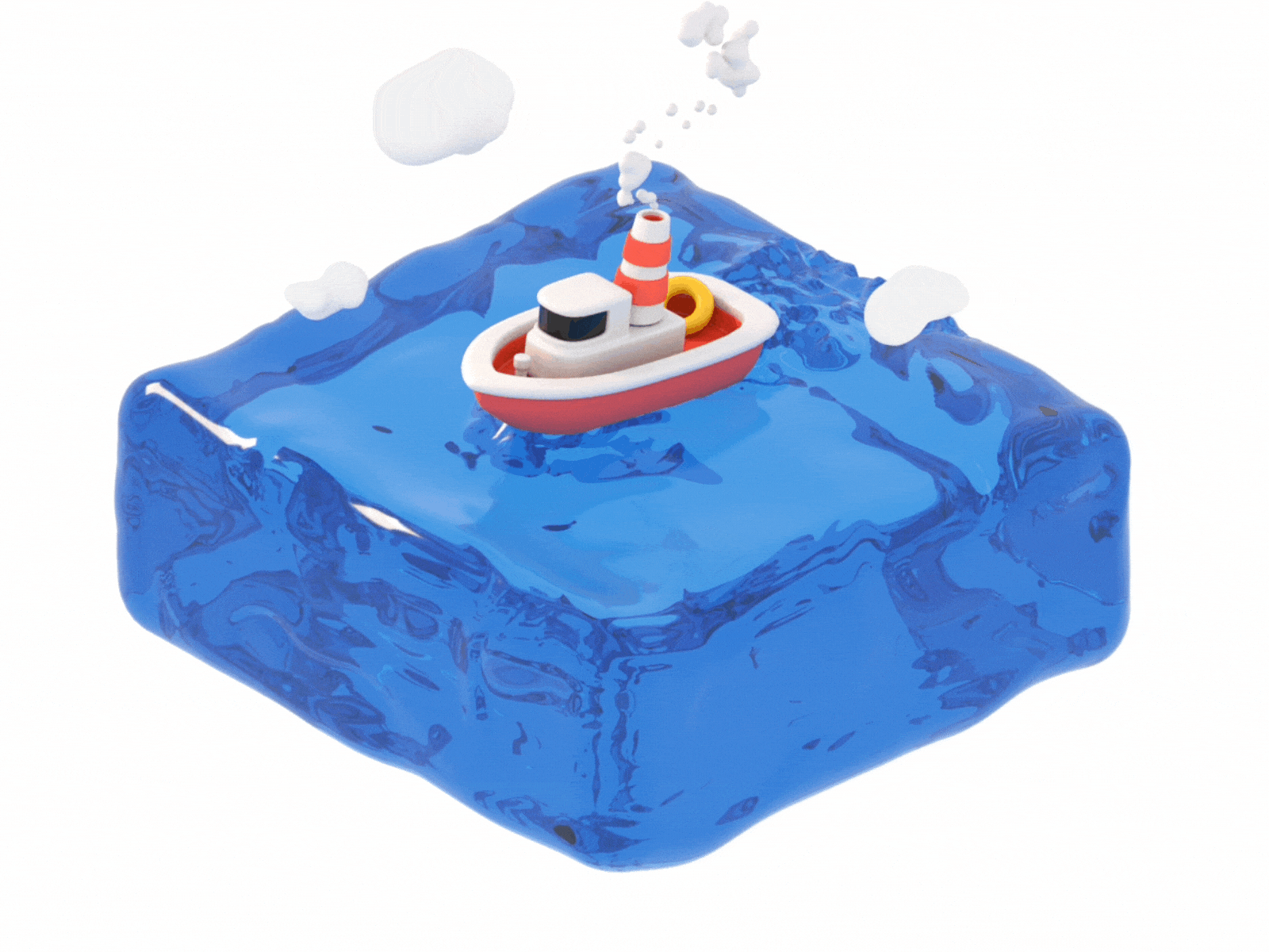 Boat 3d c4d