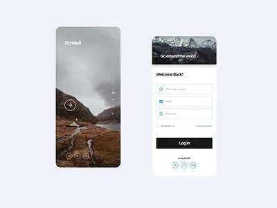 Travel – Mobile Responsive app app design colorful explore faroe islands figma home screen iceland login login design login form norway travel travel agency travel app ui design user inteface ux design