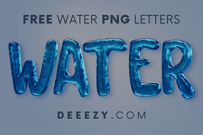 Free Water Funny 3D Lettering 3d font 3d letters cartoon deeezy font free free font free graphics free typography freebie funny font game typography water water font water letters