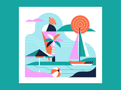 Summer Vibes illustration illustrator