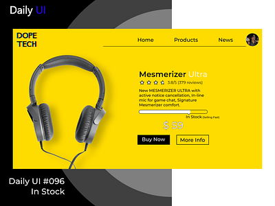 Daily UI #096 | Currently In Stock 096 app currently in stock daily daily 100 challenge daily ui dailyui design ui uidesign ux web