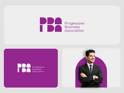 Logo & Visual identity for Progressive Business Association(PBA) association logo brand identity branding corporate branding design graphic design logo logo creation logo design logo mark strong brand typography visual identity