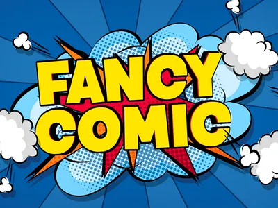 Fancy Comic font wedding fonts