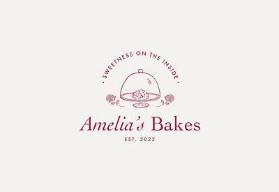 Amelia's Bakes Logo brand logo brand style branding business logo cafe logo graphic design illustration logo logo design vector vintage design