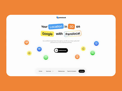 Panolocal Google Services UI Animation animation best web design google google services home page design landing page motion graphics ui ui animation uiux website design wordpress website