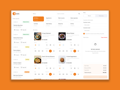 Oasis - Restaurants food order restaurants ui