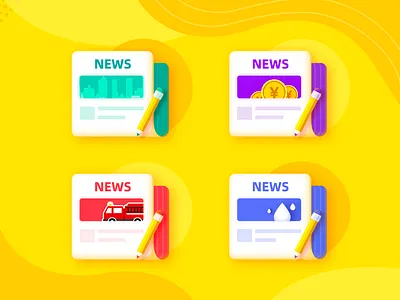 NEWS ICON icon illustration news ui