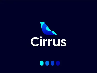 Cirrus, logo design for flights ticketing ai ai airlines aviation airplane fin artificial intelligence bi rm bird tail business intelligence c data deep learning flights ticketing icon symbol letter mark monogram logo logo design logomark minimalist modern revenue management tickets pricing