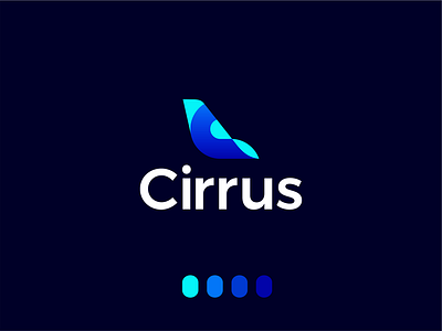 Cirrus, logo design for flights ticketing ai ai airlines aviation airplane fin artificial intelligence bi rm bird tail business intelligence c data deep learning flights ticketing icon symbol letter mark monogram logo logo design logomark minimalist modern revenue management tickets pricing