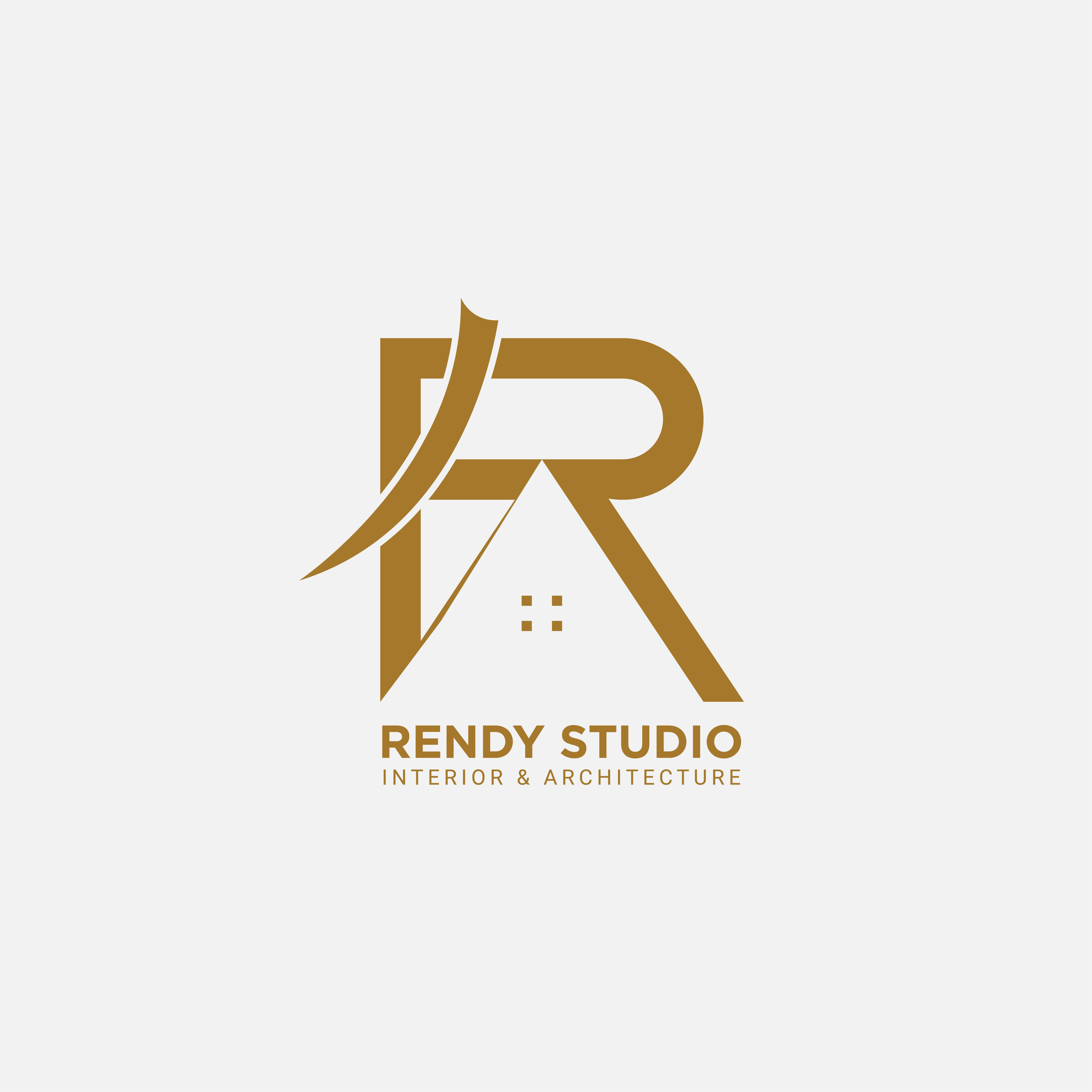 Rendy Studio Logo by Mohammad Rusandi on Dribbble