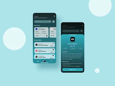 Job Listing/050 050 app design daily 100 challenge dailyui dailyuichallenge find job job job application job listing uidesign ux ui