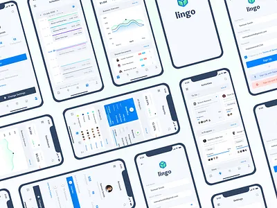Lingo Mobile App app clean design interface management mobile mobileapp ui ui design uiux ux workflow