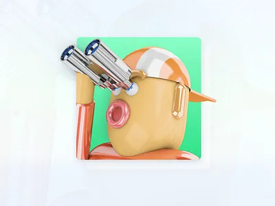 Lingo Character 3d 3dart c4d character cinema4d clean design person research