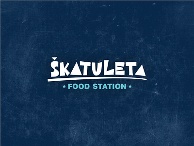 Škatuleta - food station logo design brand croatia design fast food fast food logo food food and drink food logo logo logo design vector