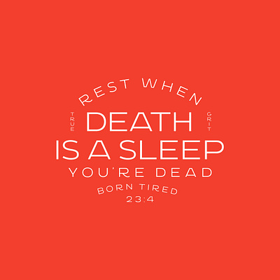 Death is a Sleep badge brand branding branding design design illustration logo sleep typographiclogo typography